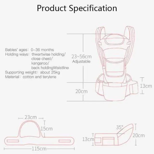 BreathBaby™ Ergonomic Baby Carrier For Infant/Newborn