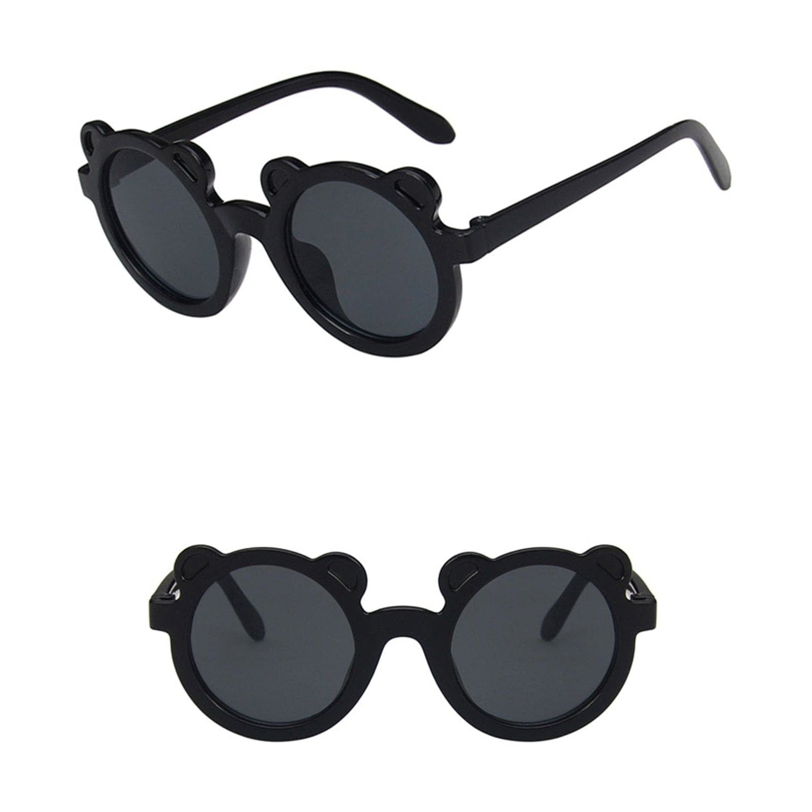 Proactive Baby Baby Sunglasses Black Bear New Lovely Kids Round Street Baby Sunglasses