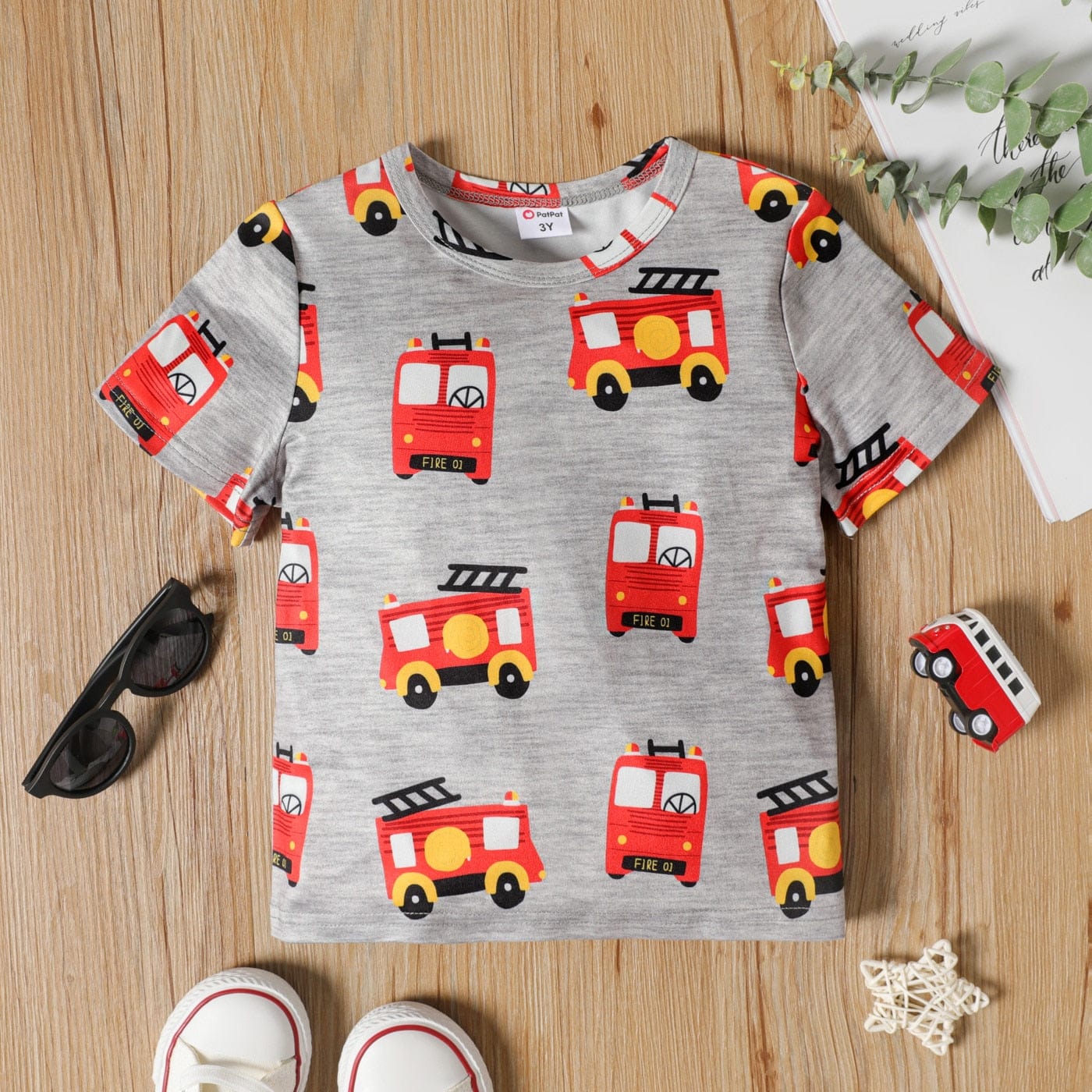 Proactive Baby Baby Clothing Grey 1 / 18-24 Months PatPat T-shirt For Baby Boys I Adorable Baby Boy T-Shirts