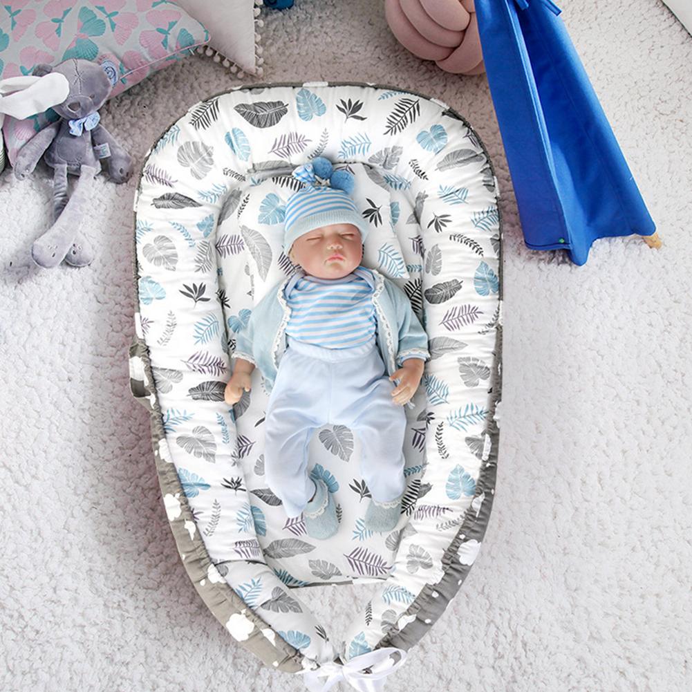 Proactive Baby Baby Nest Bed With Pillow Portable Crib 85*50cm