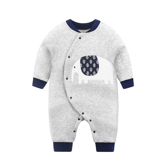 Proactive Baby Baby Romper For Newborn Baby Boys Spring Autumn Clothes Baby Warm Animal Elephant Jumpsuit