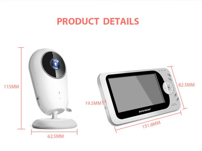 Proactive Baby BOAVISION Baby Monitor With Camera 4.3" High Resolution Display