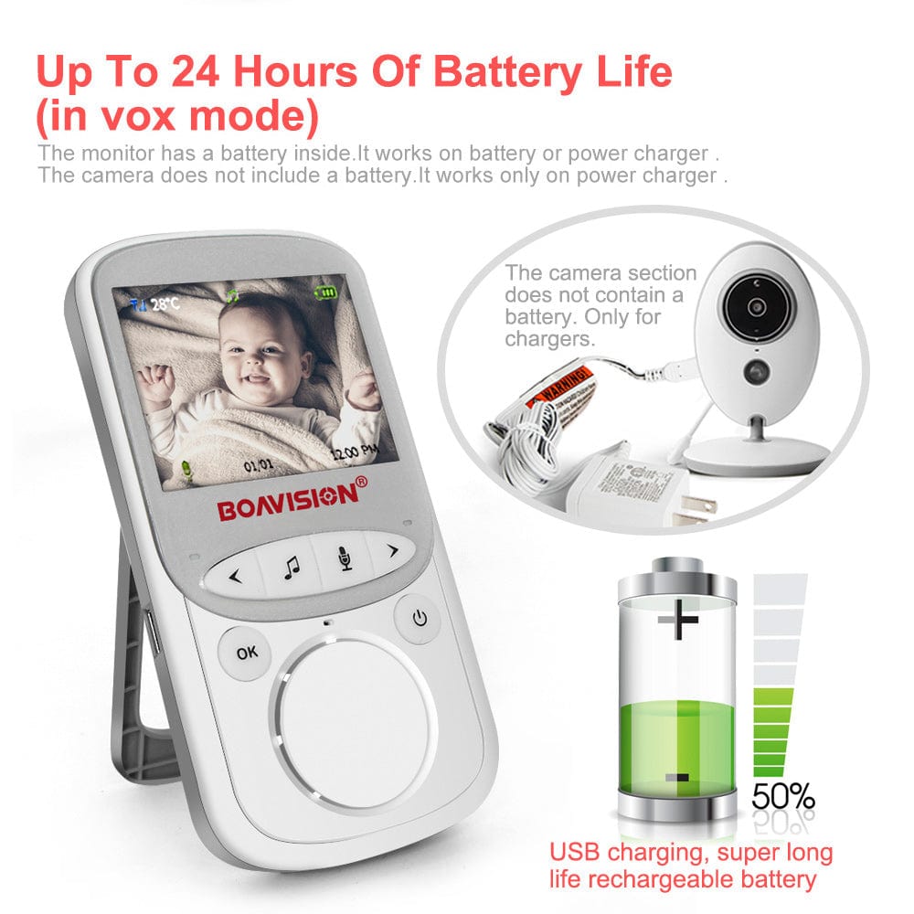 Proactive Baby BOAVISION Baby Monitor With Camera