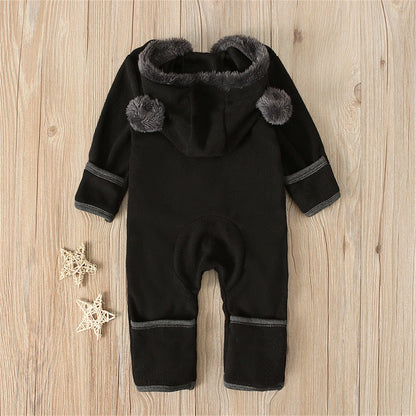 Proactive Baby Baby & Toddler Cuddle Club Cute Newborn Winter Warm Long Sleeve Zipper Winter Jumpsuit