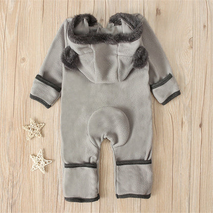 Proactive Baby Baby & Toddler Cuddle Club Newborn/Infant Winter Warm Long Sleeve Zipper Jumpsuit