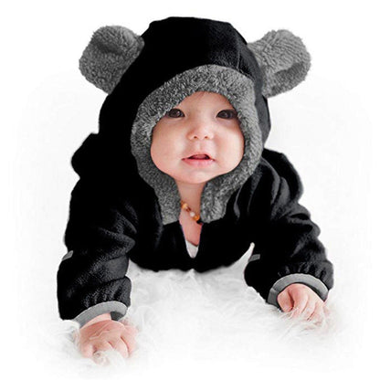 Proactive Baby Baby & Toddler Cuddle Club Newborn/Infant Winter Warm Long Sleeve Zipper Jumpsuit