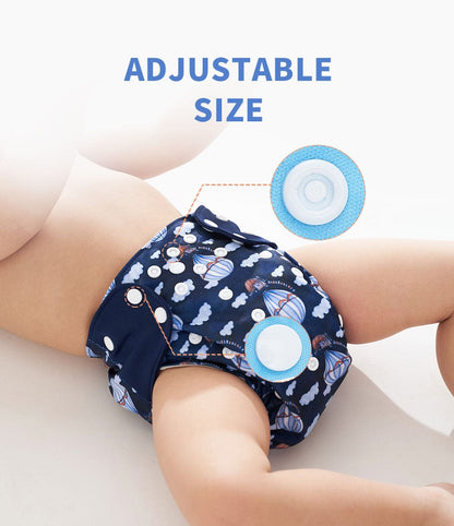 Proactive Baby Diapers Happy-Flute Washable & Reusable Baby Diaper