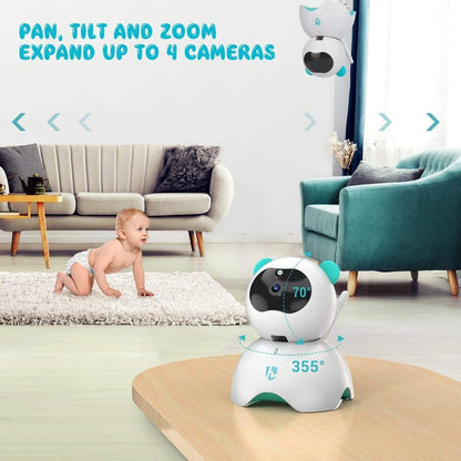 Proactive Baby HeimVision 5.0 Inch Baby Monitor with 720P HD Multipurpose Camera and Audio