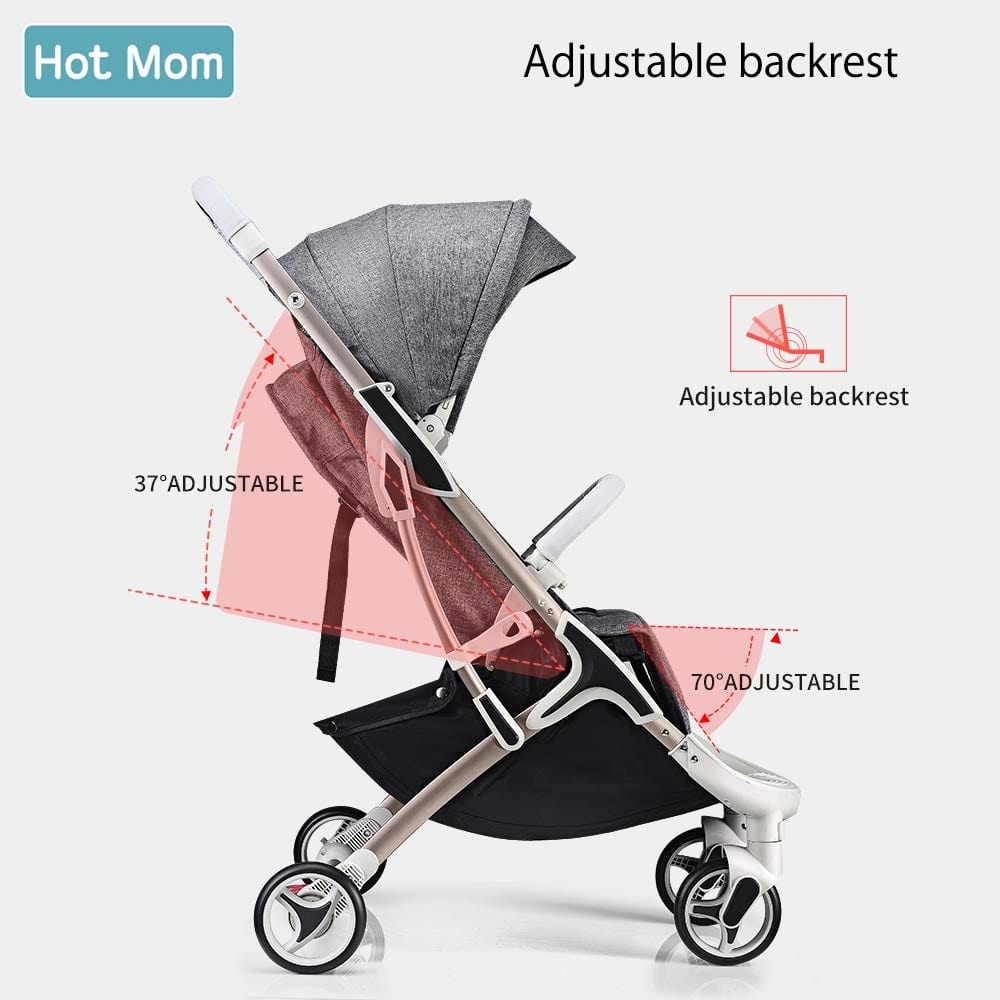 Proactive Baby Hot Mom™ Light-Weight Baby Stroller I Baby Mini-Travel Stroller