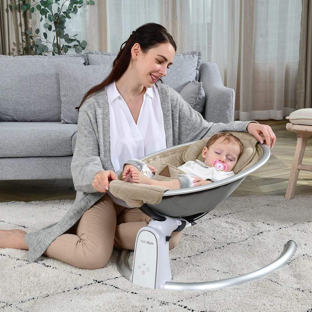 Proactive Baby Baby Swinging Chair HotMom™ Bluetooth Baby Rocker