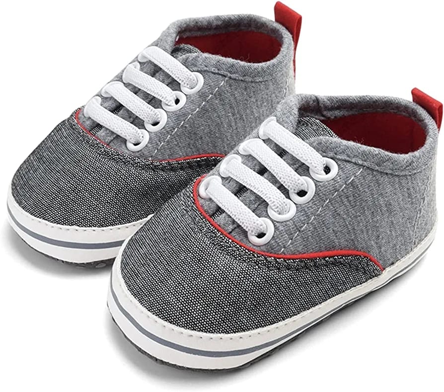 Proactive Baby LittleMe Infant Boys/Girls Cool Canvas Shoes  - Soft Sole, Anti-Slip & Strong Shoes