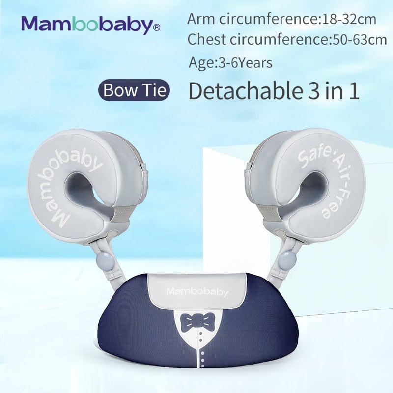 Proactive Baby Contrasting Gray Mambobaby 3 in 1 Swim Training Arm Floater For 3-6 Years