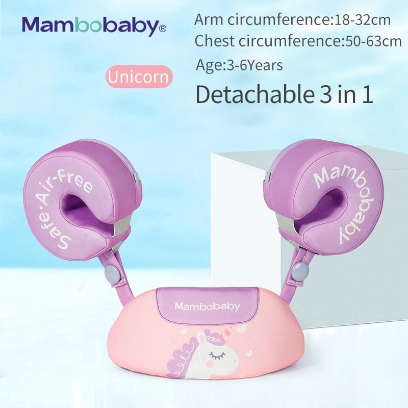 Proactive Baby Contrasting Purple Mambobaby 3 in 1 Swim Training Arm Floater For 3-6 Years