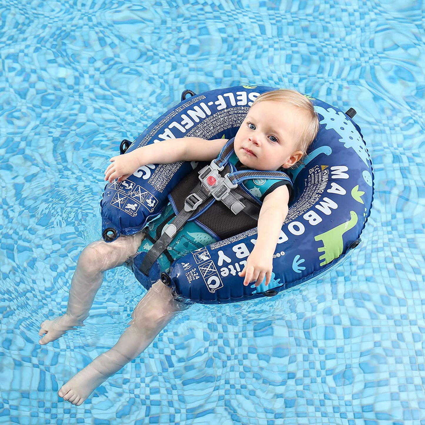 Proactive Baby Mambobaby Baby Self-Inflatable Baby Float with Canopy - Special Edition