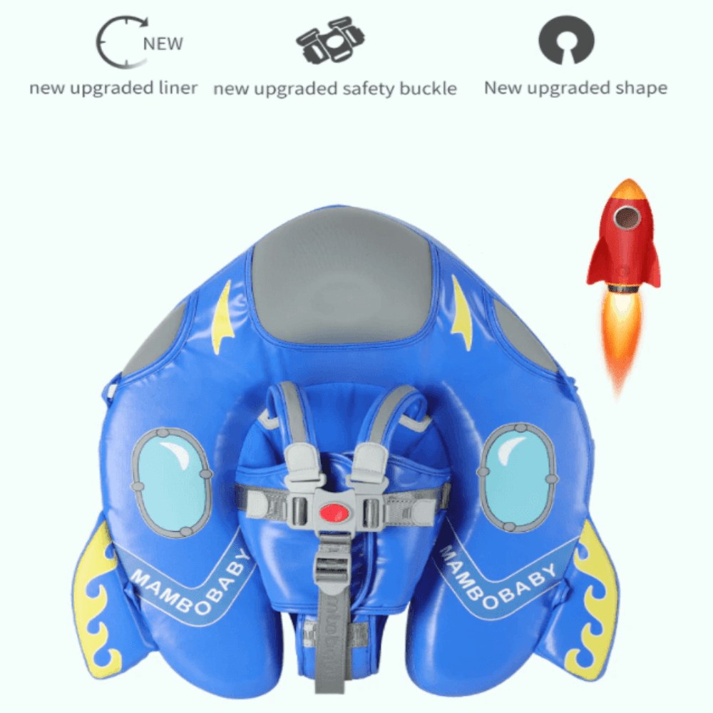 Proactive Baby Baby Float for Swimming Pool MamboBaby™ Space Rocket Swim Float