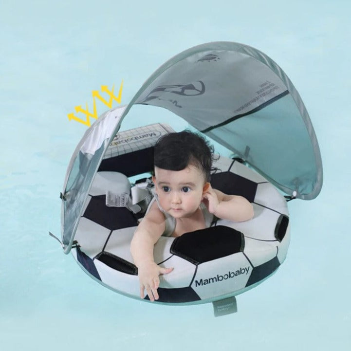 Proactive Baby 0 PU football Mambobaby Swimming Float For Babies With Canopy - Soccer Variant