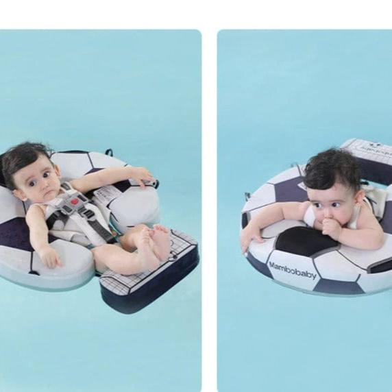 Proactive Baby 0 PU football Mambobaby Swimming Float For Babies With Canopy - Soccer Variant