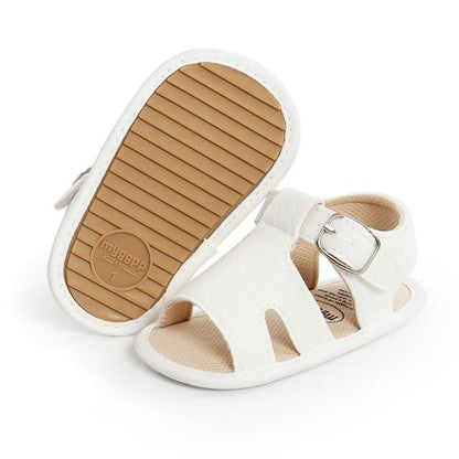 Proactive Baby Baby Footwear White / 0-6 Months myggpp™ Baby Sandals