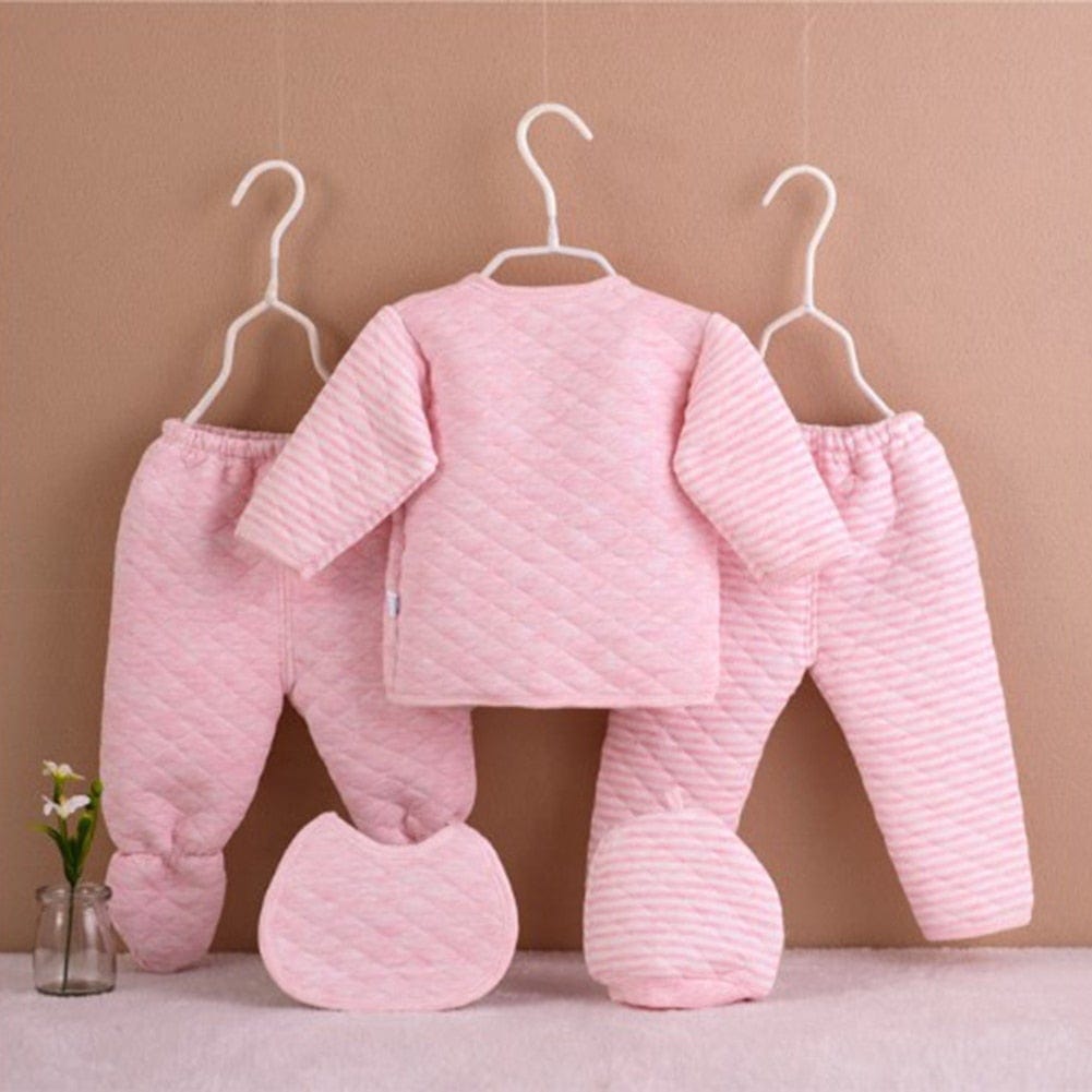 Proactive Baby Baby & Toddler ProBaby 5Pcs Set Newborn Baby Warm Cotton Clothes