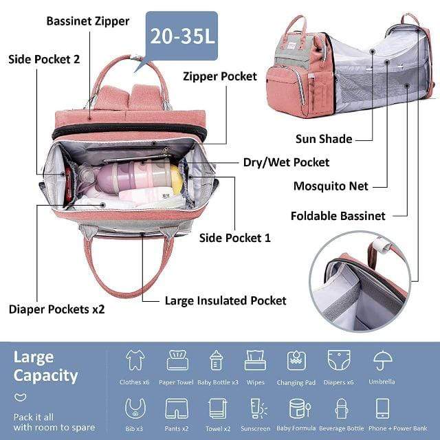 Proactive Baby Baby Diaper Bag ProMommy™ Diaper Bag