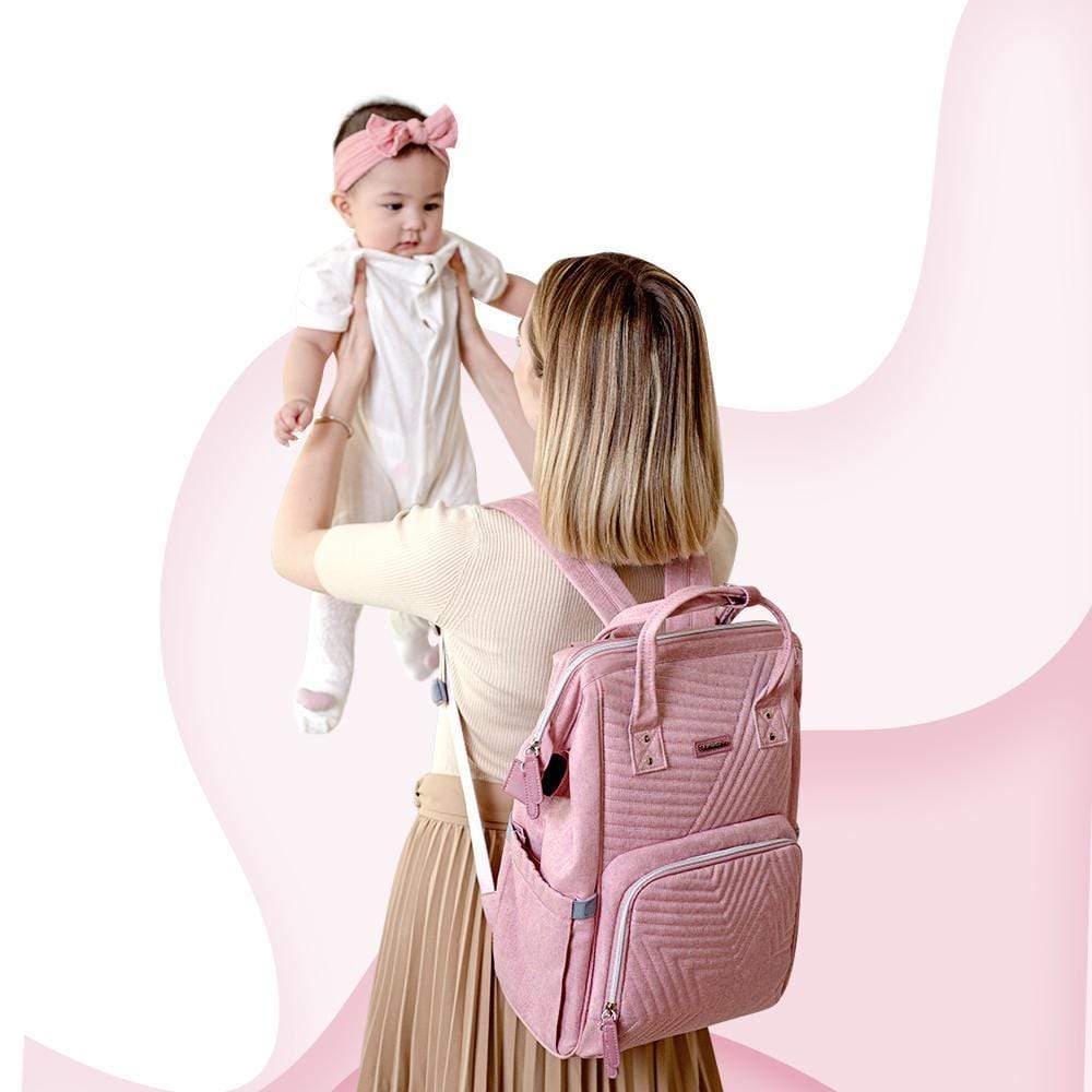 Proactive Baby Baby Diaper Bag ProSunveno Baby Diaper Backpack - Quilting