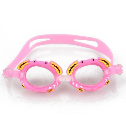 Proactive Baby Baby Swimming Accessories Pink Crab Toddler Swim Goggles, Swimming Goggles for Kids & Babies