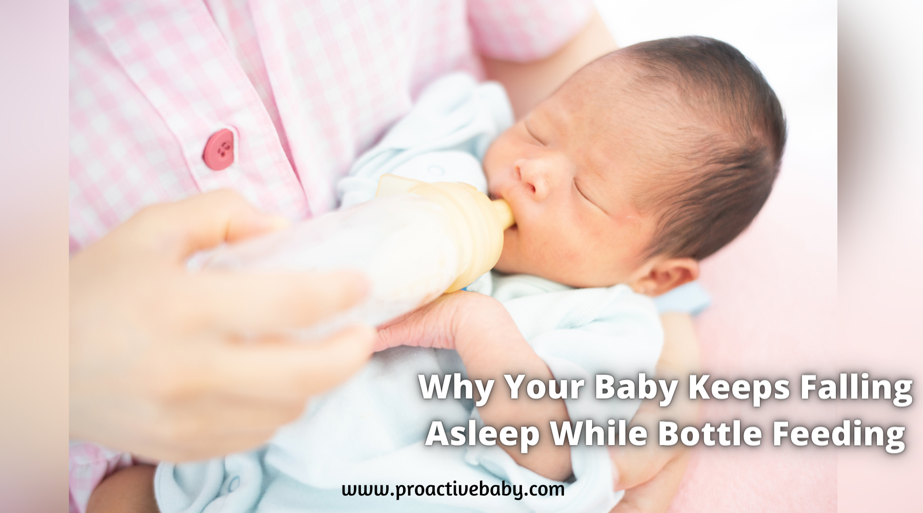 Bottle feeding while best sale sleeping
