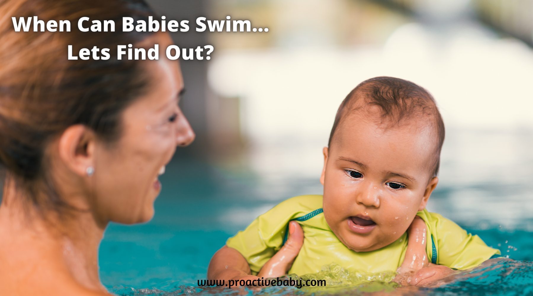 When Can Babies Swim?