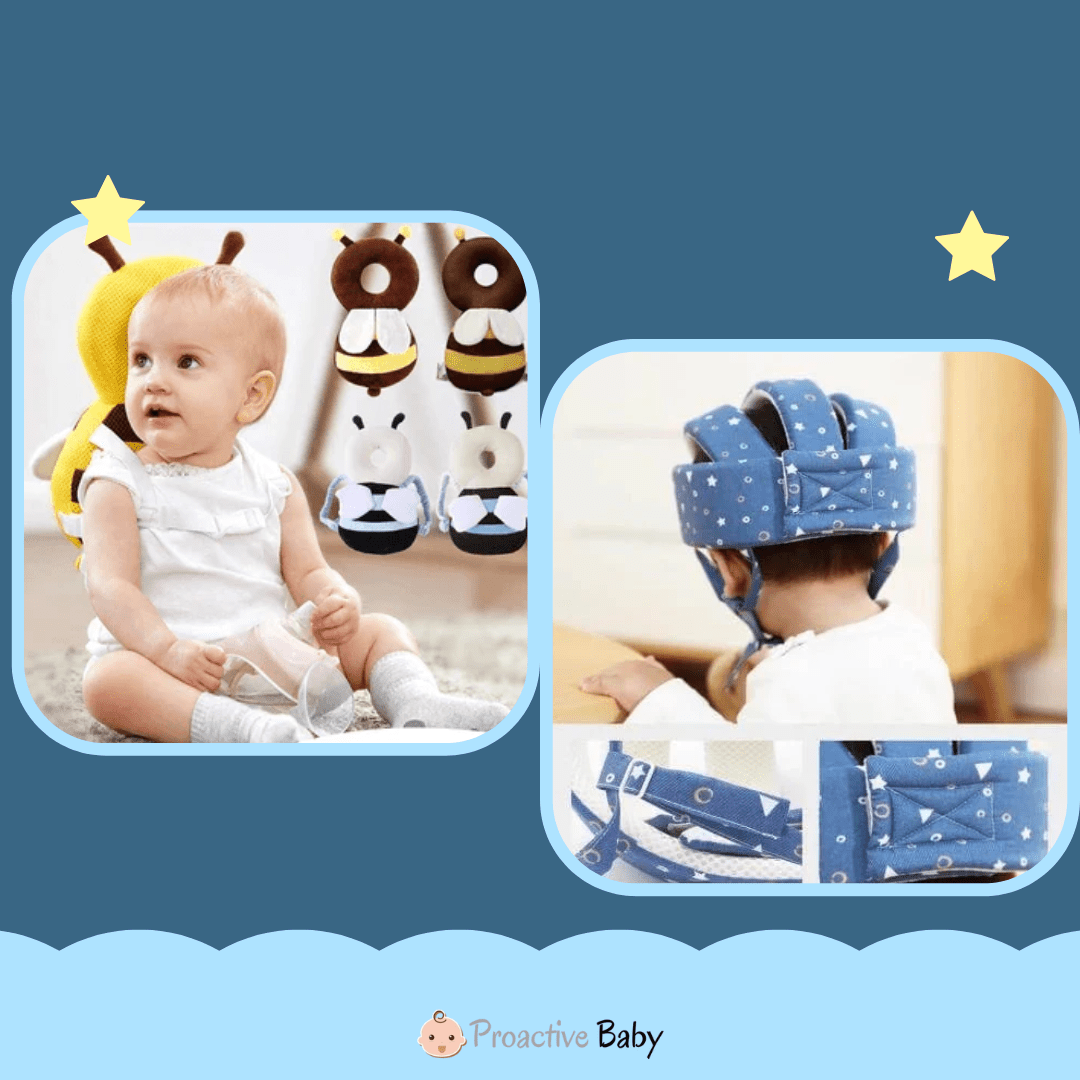 Baby Head Protector Backpack vs 360° Baby Helmet: Which Is Better for Your Baby? - Proactive Baby