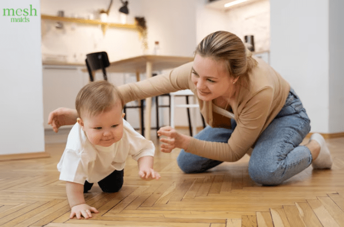 How to Maintain a Germ-Free Home with a Crawling Baby: Cleaning Tips for Busy Parent - Proactive Baby