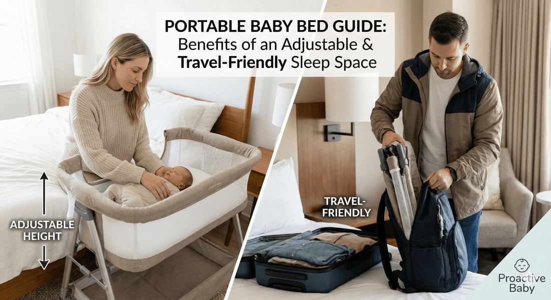 Portable Baby Bed Guide Benefits of an Adjustable & Travel-Friendly Sleep Space - Proactive Baby