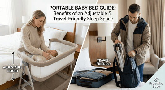 Portable Baby Bed Guide Benefits of an Adjustable & Travel-Friendly Sleep Space - Proactive Baby