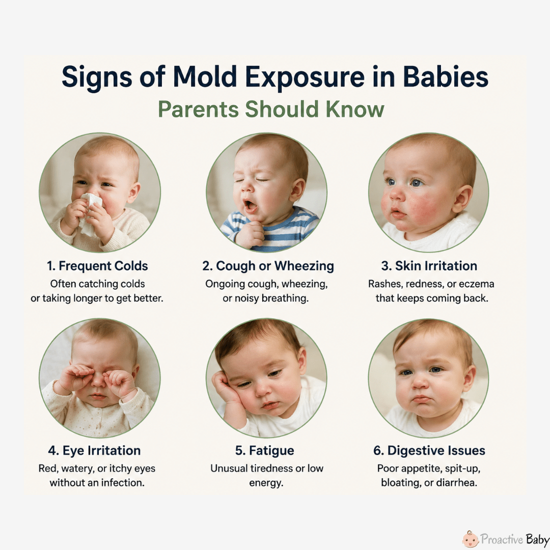 Signs of Mold Exposure in Babies Parents Should Know - Proactive Baby