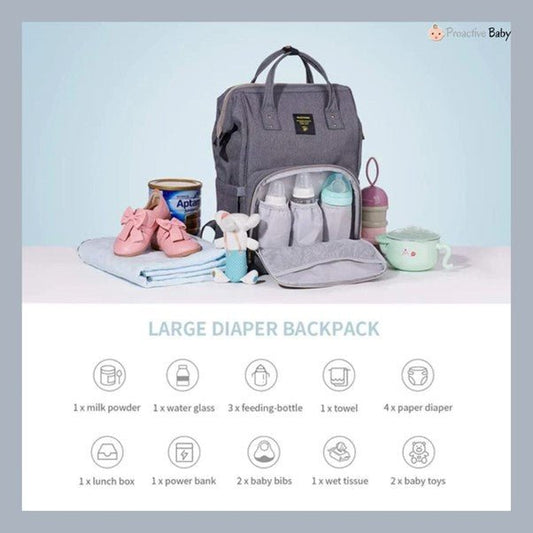 What to Pack in a Diaper Bag for Newborns - Proactive Baby