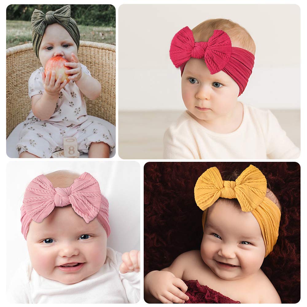 Proactive Baby Baby Headband Adorable Baby Knit Headband For Girls Age 0-36 Month