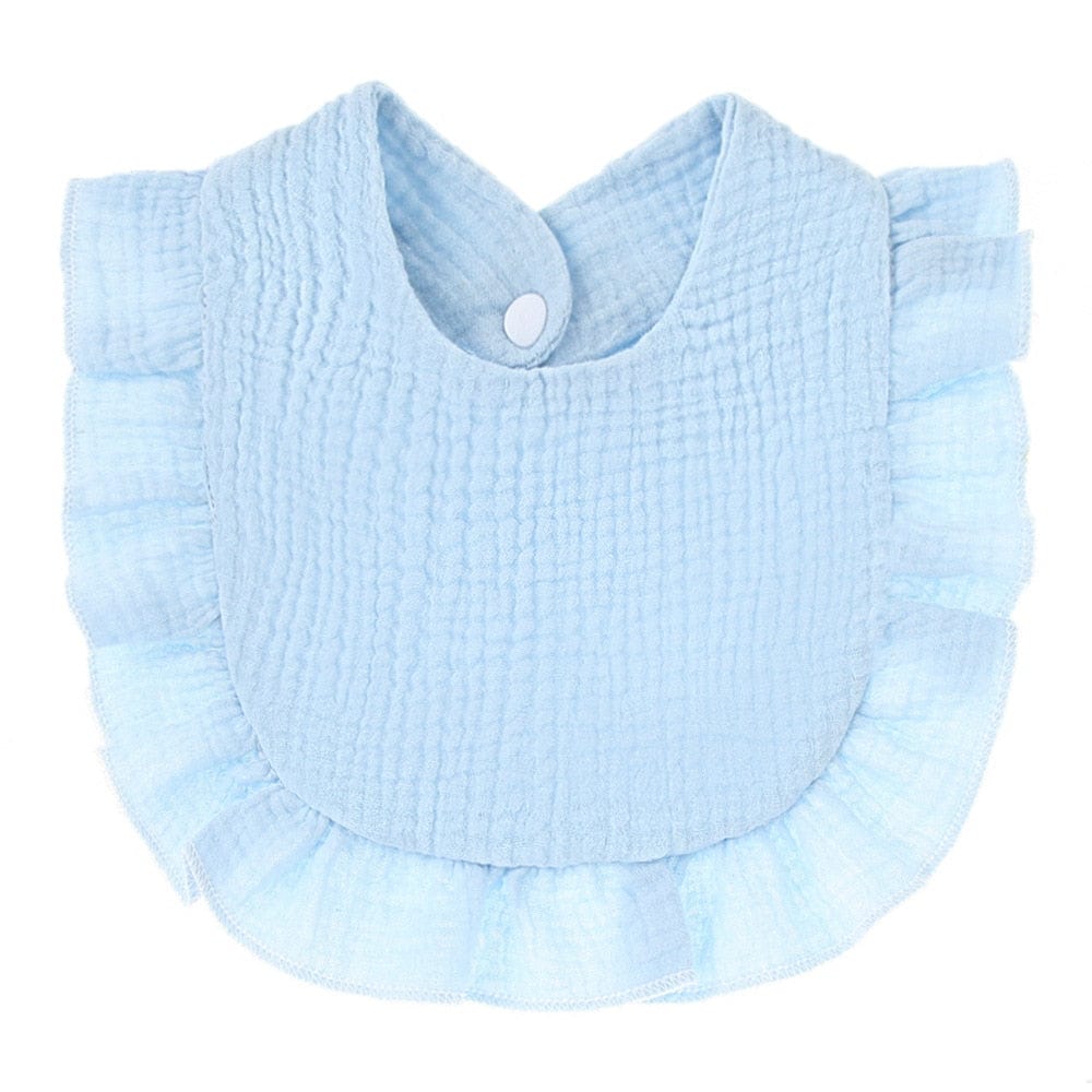 Proactive Baby 04 / One Size Baby Boy Girls Burp Cloths Lace Bibs Soft Cotton Adjustable Bib