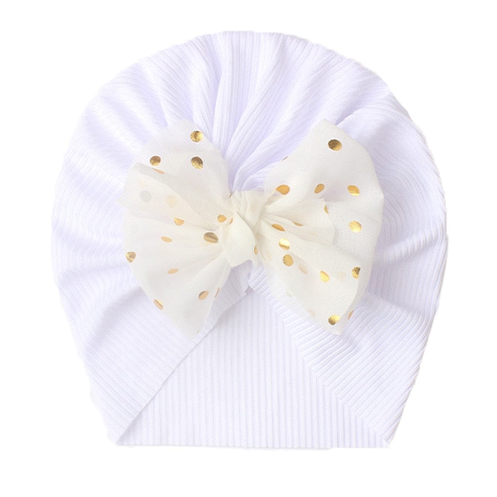 Proactive Baby Baby Headband White Baby Cute Big Floral Elastic Headband for Baby Girl