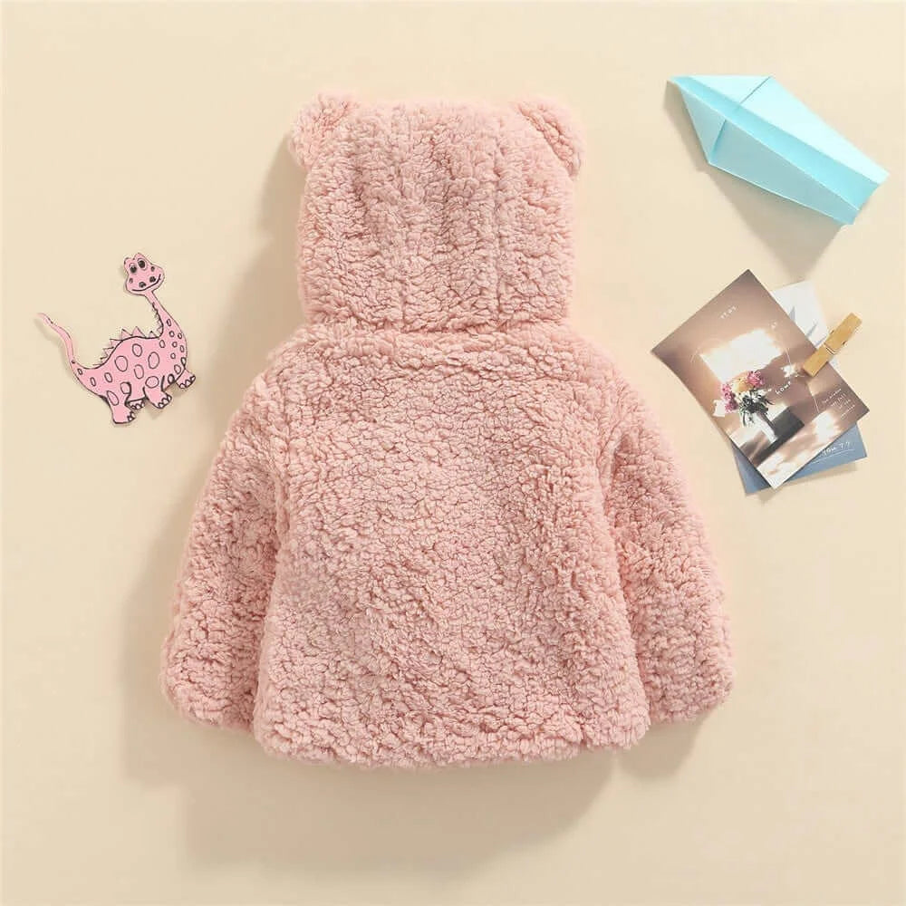 Pudcoco™ Baby Velvet Hooded Coat