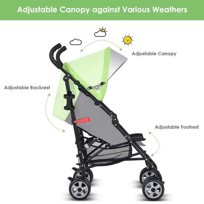 BabyJoy™ Lightweight Foldable Travel Baby Stroller