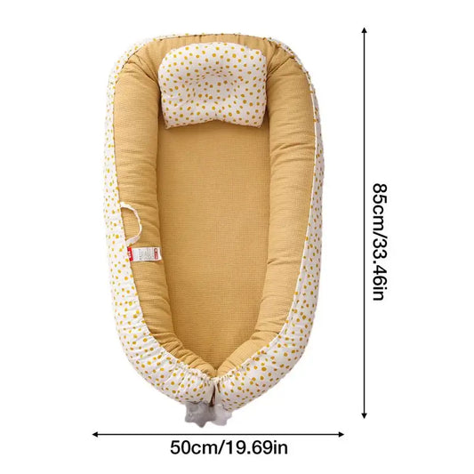 BabyLove™ Baby Nest Bed For Babies With Pillow - Newborn/Infant Nest Bed