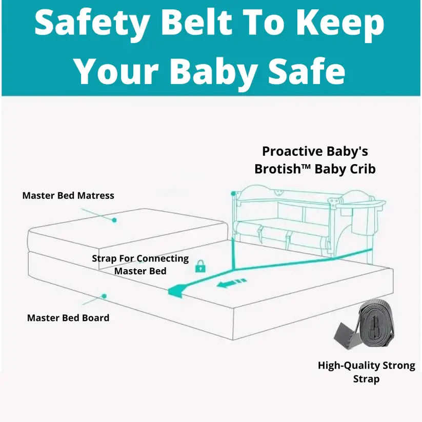 Brotish™ Large Baby Crib