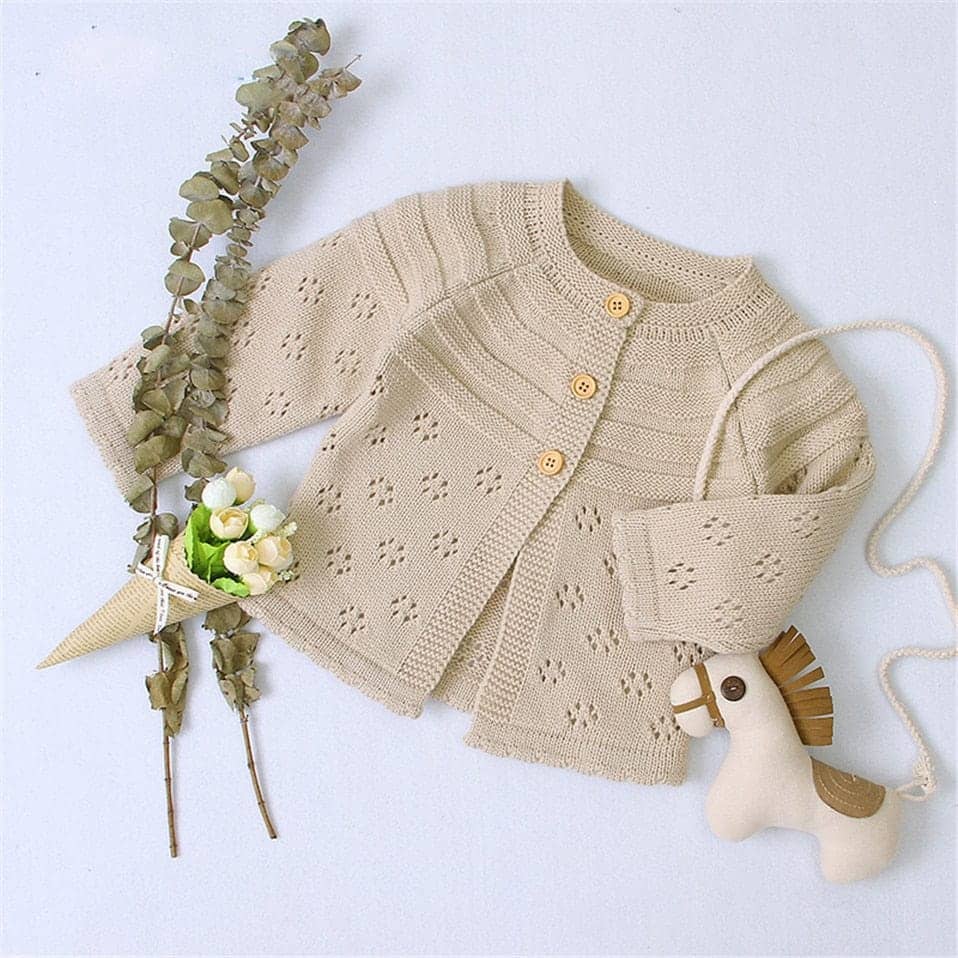 Sweet-Baby Winter Cute Baby Sweater I Knitting Loose Cardigan Kids Sweater I Long Sleeve Warm Sweater