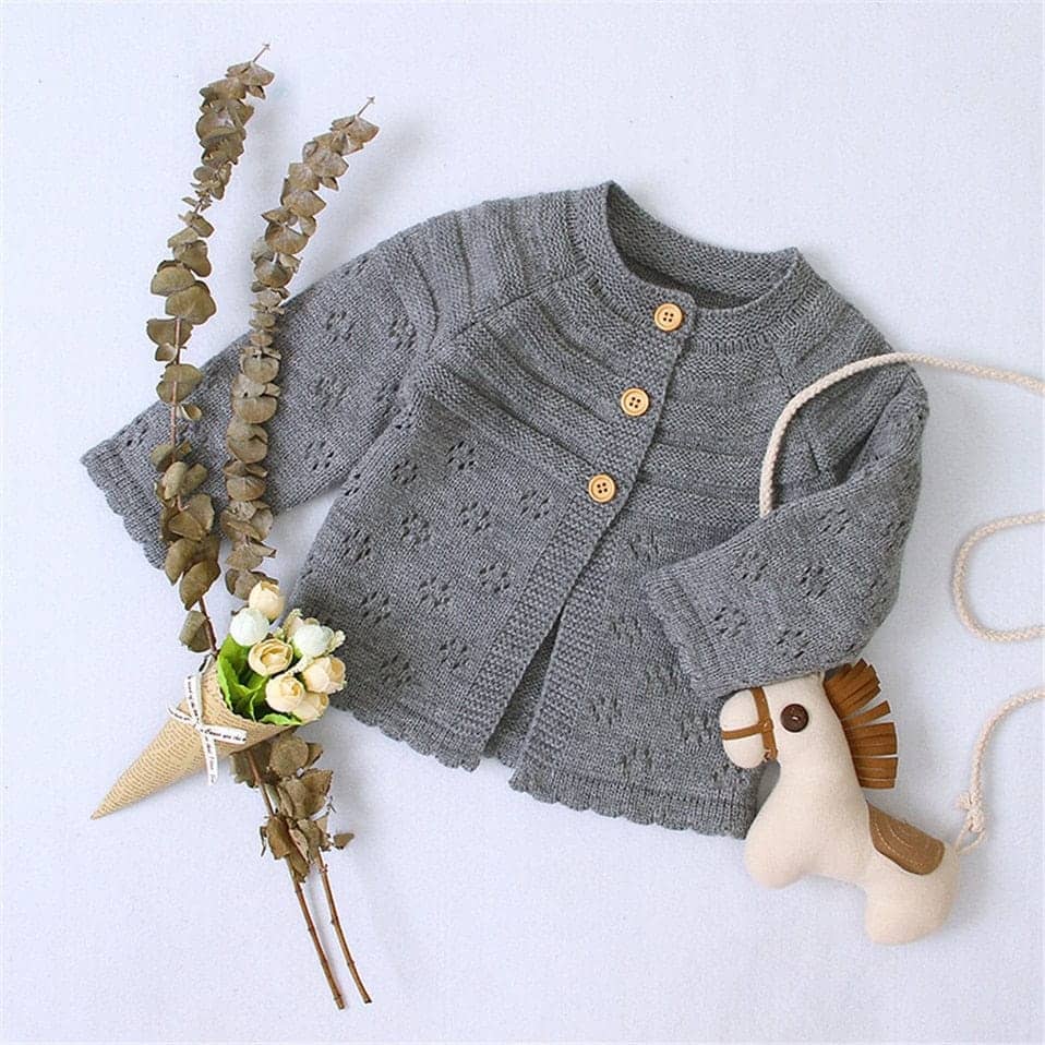 Sweet-Baby Winter Cute Baby Sweater I Knitting Loose Cardigan Kids Sweater I Long Sleeve Warm Sweater