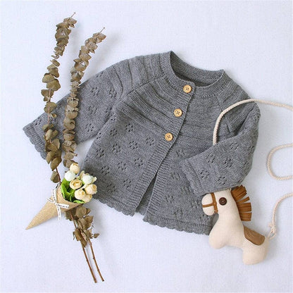 Sweet-Baby Winter Cute Baby Sweater I Knitting Loose Cardigan Kids Sweater I Long Sleeve Warm Sweater