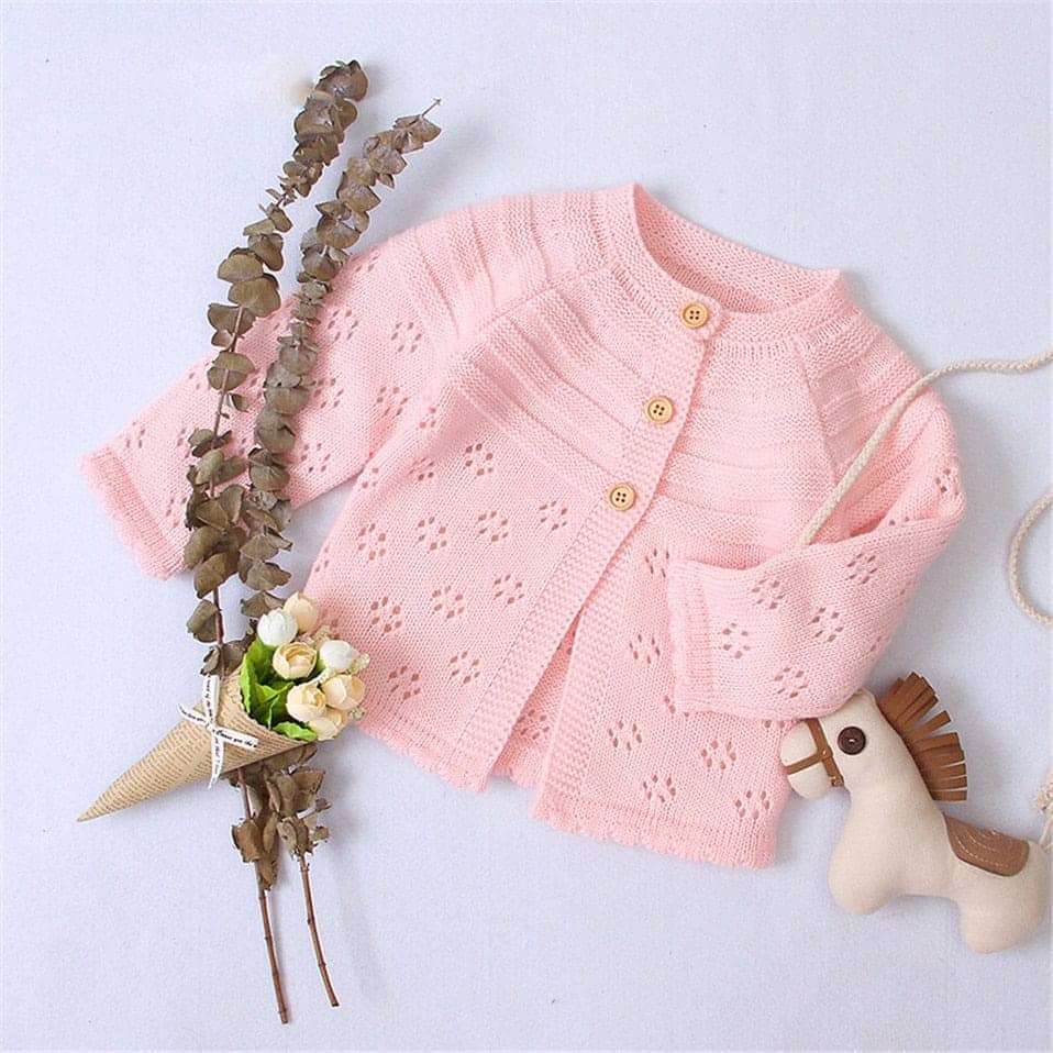 Sweet-Baby Winter Cute Baby Sweater I Knitting Loose Cardigan Kids Sweater I Long Sleeve Warm Sweater