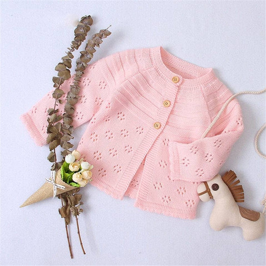 Sweet-Baby Winter Cute Baby Sweater I Knitting Loose Cardigan Kids Sweater I Long Sleeve Warm Sweater