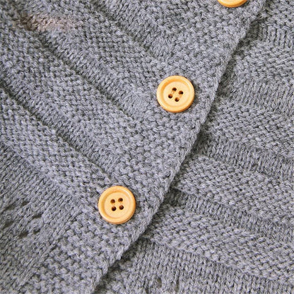 Sweet-Baby Winter Cute Baby Sweater I Knitting Loose Cardigan Kids Sweater I Long Sleeve Warm Sweater