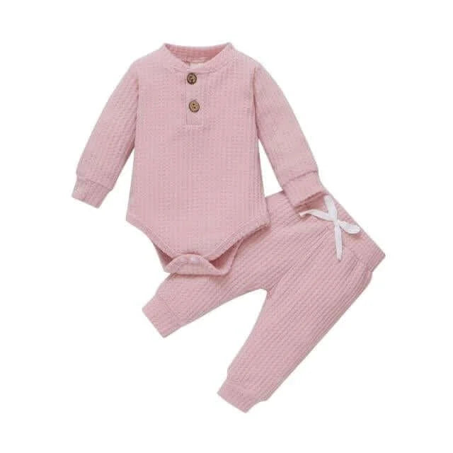 ComfyFit Infant or Newborn Baby Winter Onesie and Pajama Set