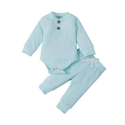 ComfyFit Infant or Newborn Baby Winter Onesie and Pajama Set