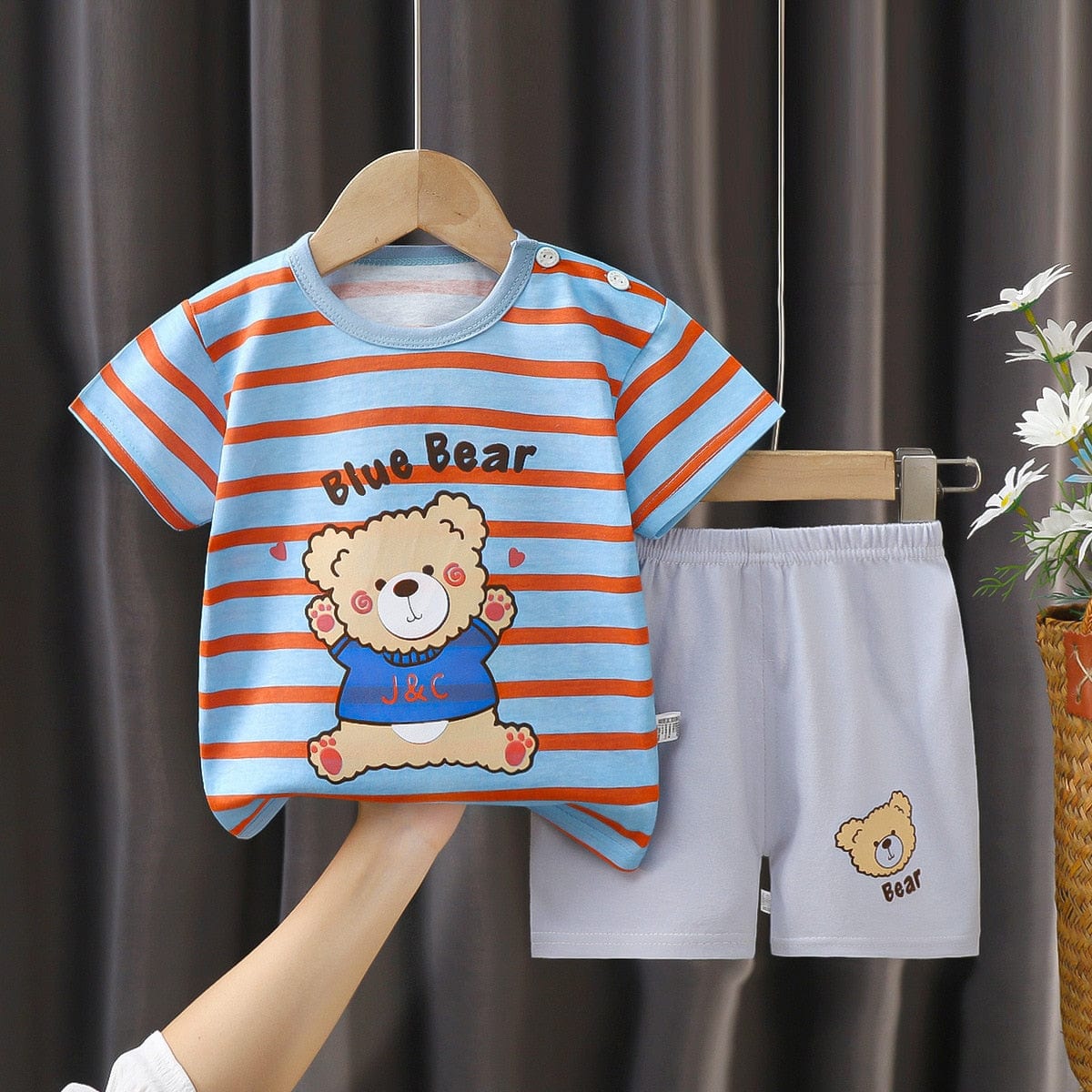 Proactive Baby Baby Clothing 1 / 9M CoolPrint Summer Baby Boy Clothes T-Shirt & Pant For Your Little One